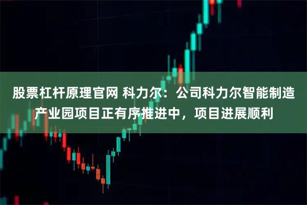 股票杠杆原理官网 科力尔：公司科力尔智能制造产业园项目正有序推进中，项目进展顺利