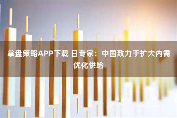 掌盘策略APP下载 日专家:中国致力于扩大内需优化供给